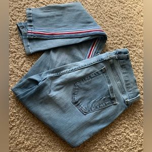 Tommy Hilfiger Red White Blue Stripped Skinny Jeggings